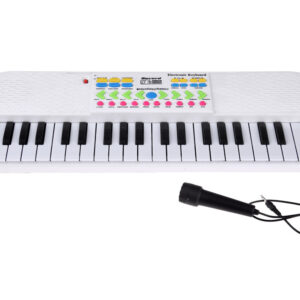 Vaikiškas mini sintezatorius, 37 klavišai, mikrofonas IN0160 - Image 3