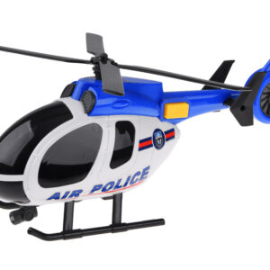 Policijos transporto priemonių rinkinys automobilis sraigtasparnis garsas šviesa ZA4626 - Image 2
