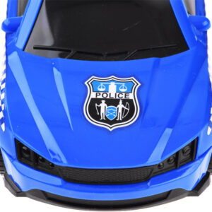 Policijos transporto priemonių rinkinys automobilis sraigtasparnis garsas šviesa ZA4626 - Image 3