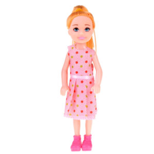 Žavinga mini lėlė 13cm lėlė su suknele namams ZA4628 - Image 3