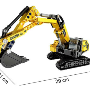 CaDA techninis konstravimo rinkinys EKSKAVATORIUS su judančiomis dalimis 467 vnt. ZA4630 - Image 6