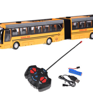 Šarnyrinis miesto mokyklinis autobusas, valdomas RC0624 nuotolinio valdymo pulteliu - Image 2