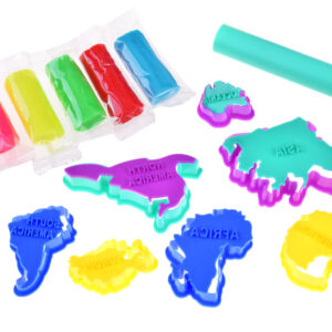 Plastilino PASAULIO ŽEMĖLAPIS – žemynų edukacinis rinkinys + formelės ZA4650 - Image 2