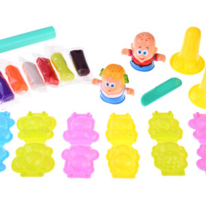 Plastilinas x6 ZOO ir KIRPYKLOS RINKINYS gyvūnų formelės + žmonės ZA4651 - Image 2