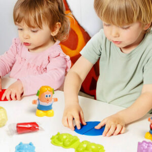 Plastilinas x6 ZOO ir KIRPYKLOS RINKINYS gyvūnų formelės + žmonės ZA4651 - Image 5