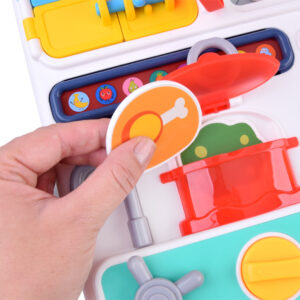 Lavinamoji lenta virtuvė su garso efektais ir šviesomis Montessori ZA4658 - Image 5