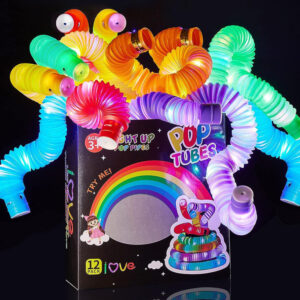 POP TUBE LED šviečiančių vamzdelių rinkinys su jutikliu 12 vnt. ZA4709 - Image 5