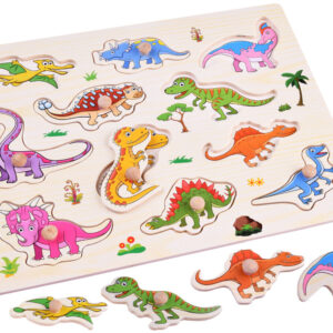 Medinis dinozaurų dėlionė 11 dalių dėlionė ZA4723 - Image 2