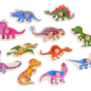 Medinis dinozaurų dėlionė 11 dalių dėlionė ZA4723 - Image 4