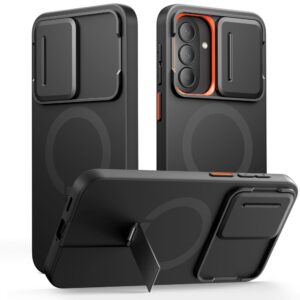 Tech-Protect KEVLAR AURA MAGSAFE Samsung Galaxy A57 JUODAS/ORANŽINIS