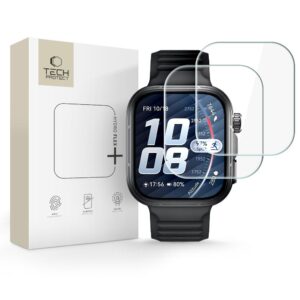 HIDROGELINĖ PLĖVELĖ Tech-Protect HYDRO FLEX+ 2-Pack Huawei Watch Fit 5 Pro SKAIDRI