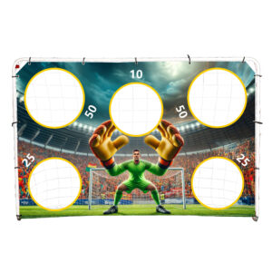 Futbolo treniruočių vartai + taikinių kilimėlis 180x122 cm, MOVEPRO - Image 2