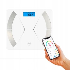 Išmaniosios „Bluetooth“ vonios svarstyklės Eldom TWO500 baltos spalvos - Image 2