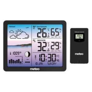 METEO SP107 orų stotelė, juoda - Image 2
