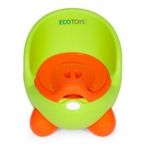 Vaikiška puoduko kėdutė, išimamas įdėklas, neslystančios kojelės, žalia, ECOTOYS - Image 2