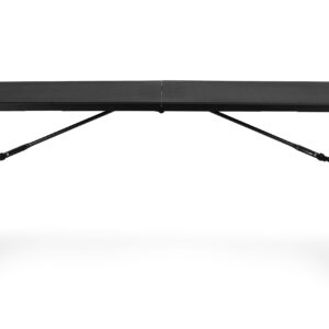 Keteringo stalas 180 cm, sulankstomas į lagaminą, juodas, MulitGarden - Image 2