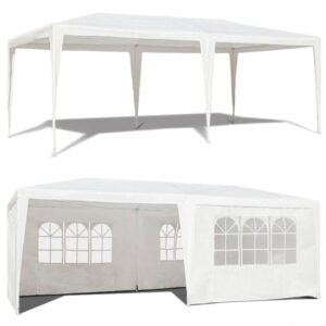Sodo komercinė pavėsinė-palapinė, 3x6 m, 6 sienos, balta, MultiGarden - Image 2