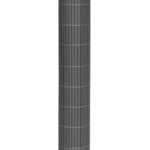 Dvipusis bambukinis kilimėlis 100x500 cm balkonui, terasai, tvorai, antracito spalvos MultiGarden - Image 2