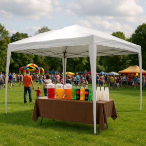Sodo paviljono palapinė 3x3 m, surenkama stoginė sodui ar terasai, MultiGarden - Image 2