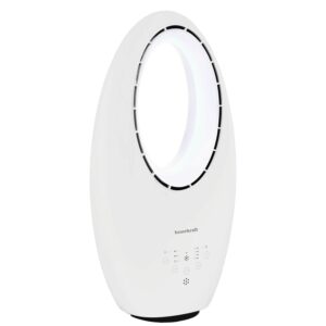 Modernus pastatomas ventiliatorius be menčių 60W – 3 režimai, nuotolinio valdymo pultas, laikmatis, LED apšvietimas - Image 2