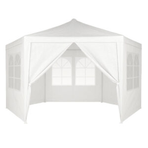 Sodo prekybinė palapinė 2x2x2 m su langais, balta MultiGarden - Image 2