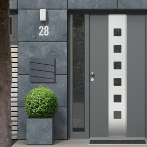 Moderni pašto dėžutė iš cinkuoto plieno, antracito spalvos ModernHome - Image 2