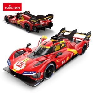 Nuotoliniu būdu valdomas automobilis Ferrari 499P R/C, mastelis 1:14, Rastar 10110 - Image 2