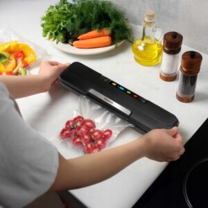 Vakuuminis maisto pakavimo aparatas 110W su priedais, juodas - Image 2