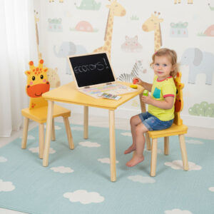 Vaikiškų baldų komplektas stalas + 2 kėdės Giraffe ECOTOYS - Image 2