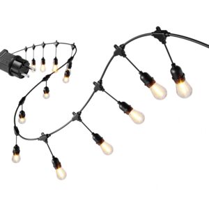 Sodo girlianda su 20x LED lemputėmis 20 m, lauko apšvietimas 9W - Image 2