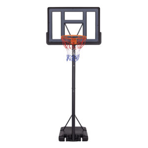 Reguliuojamas laisvai pastatomas krepšinio stovas iki 305 cm su lenta ir lanku MOVEPRO - Image 2