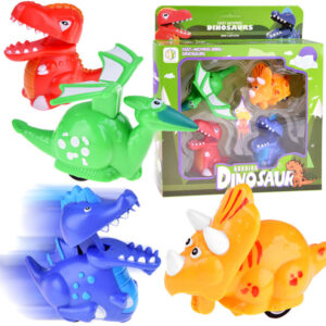 Jojamų dinozaurų rinkinys, 4 vnt., su pavara ZA4735