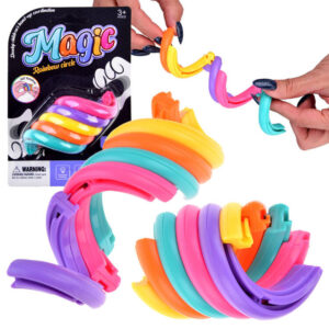 Antistresinis žaislas MAGIC RAINBOW SPIRAL begalinis galvosūkis ZA4736