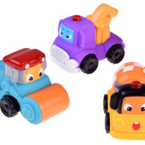 Minkštų konstrukcinių automobilių rinkinys 3 vnt. 18M+ ZA4737A - Image 2