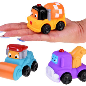 Minkštų konstrukcinių automobilių rinkinys 3 vnt. 18M+ ZA4737A - Image 3