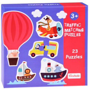 Vaikiška dėlionė 23 detalių VEHICLE PUZZLE – sujunk 2 detales ZA4750 - Image 7
