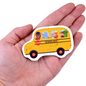Vaikiška dėlionė 23 detalių VEHICLE PUZZLE – sujunk 2 detales ZA4750 - Image 4
