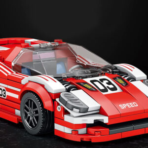 Techninių blokų sportinis automobilis Living Legend 917 RED, 355 dalių, ZA4754 - Image 5