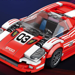 Techninių blokų sportinis automobilis Living Legend 917 RED, 355 dalių, ZA4754 - Image 6