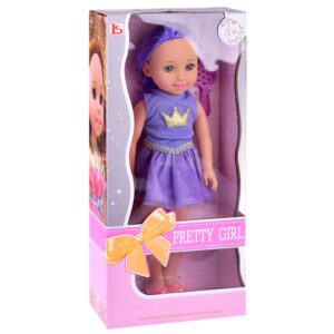 Lėlė Queen of Purple su violetiniais plaukais 38 cm ZA4766 - Image 5