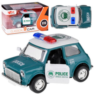 Policijos automobilis, metalinis, atidaromos durelės 1:38 ZA4776