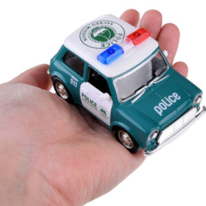 Policijos automobilis, metalinis, atidaromos durelės 1:38 ZA4776 - Image 6