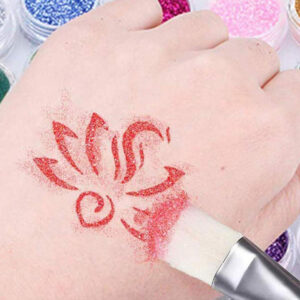 Blizgančių tatuiruočių didelis rinkinys, 24 spalvos + 120 šablonų ZA4785 - Image 2