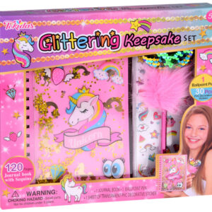Stebuklingas slaptas dienoraštis UNICORN + rašiklis lipdukai ZA4796 - Image 5