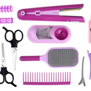 Kirpimo rinkinys plaukų salonui plaukų tiesintuvas šepetys ZA4809 - Image 3