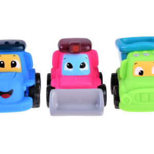 Minkštų konstrukcinių automobilių rinkinys 3 vnt. 18M+ ZA4737B - Image 4