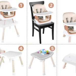 Maitinimo kėdutė, maitinimo kėdutės rinkinys 6in1 ZA4142 - Image 8