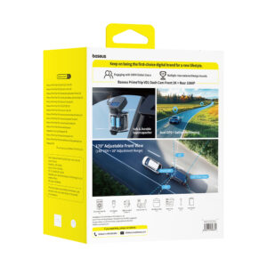 Baseus PrimeTrip VD1 automobilinis vaizdo registratorius 2K+1080p - juodos spalvos - Image 9