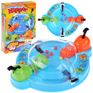 Hasbro Hungry Hippos arkadinis žaidimas HIPPOs – kamuoliukų gaudymas GR0657