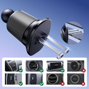 Ugreen MagSafe Compatible Car Air Vent Mount - Black - Image 7